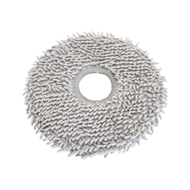 Detaljevisning af chenille moppehoveds fiber