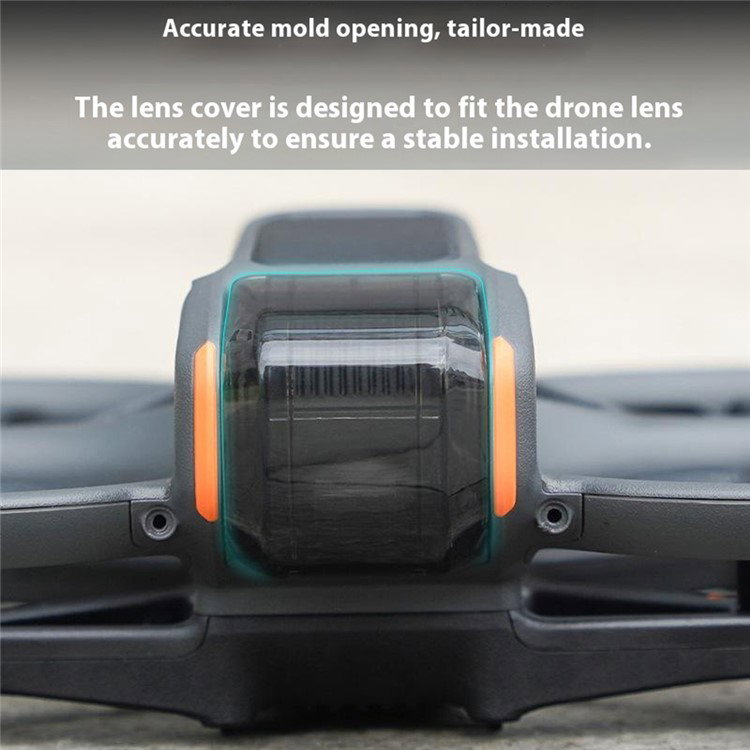 Detaljer af materialet i DJI Avata 2 beskytter