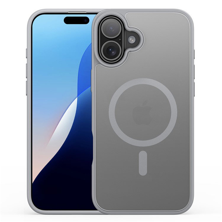 Beskyttelsescover til iPhone 16 set bagfra