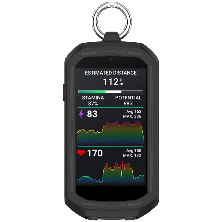 Cykelcomputer med Garmin Edge 1050 case bagfra
