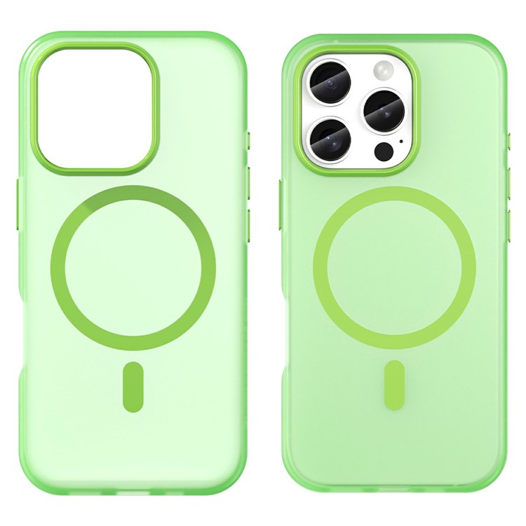 Bagside af iPhone 16 Pro Cover Grøn