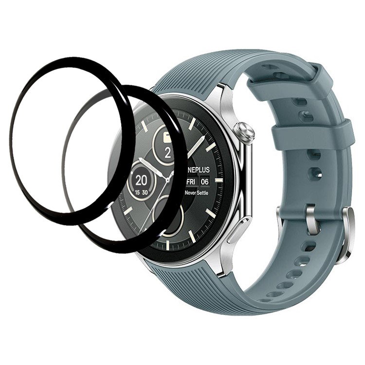 Nærbillede af skærmbeskyttelse til Oppo Watch X