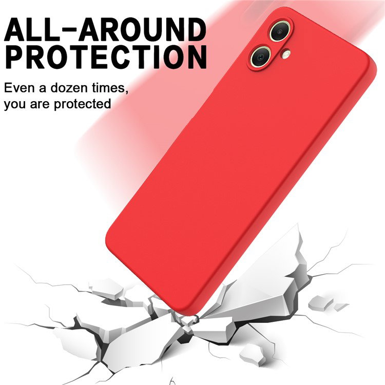 Samsung Galaxy A06 cover med blød fiberforing