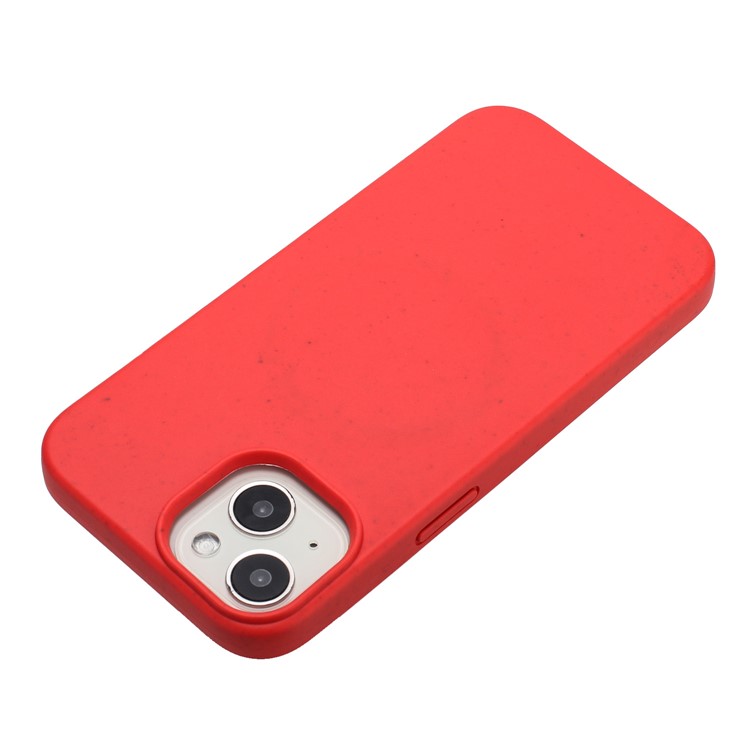 Beskyttende og bæredygtigt rødt cover til iPhone 14