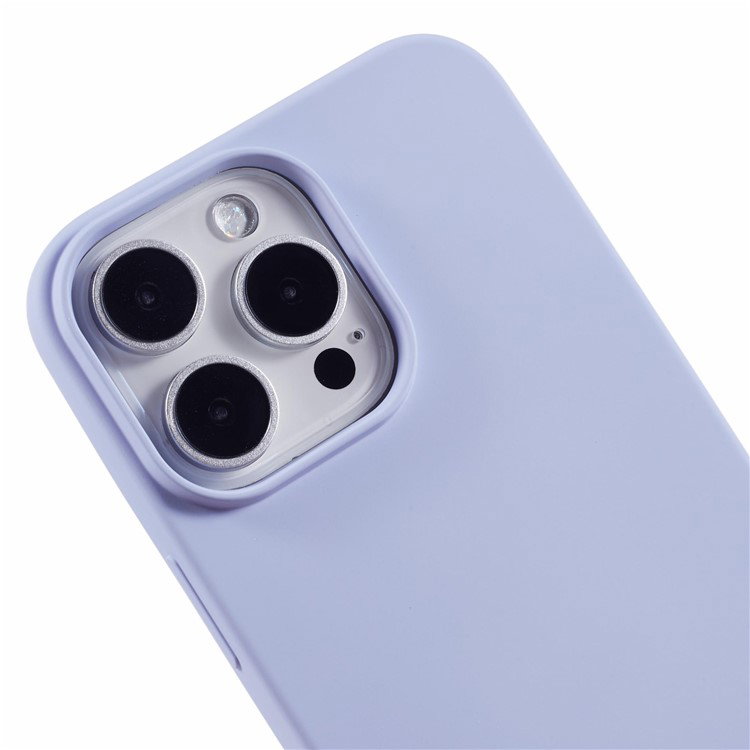 Lys Lilla iPhone 16 Pro Max TPU Cover med telefon indeni