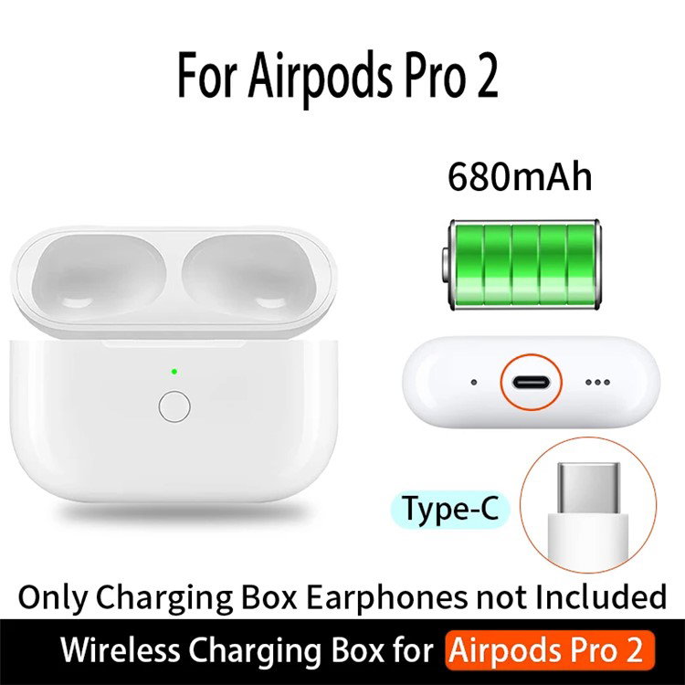 AirPods Pro 2 opladningsetui set bagfra
