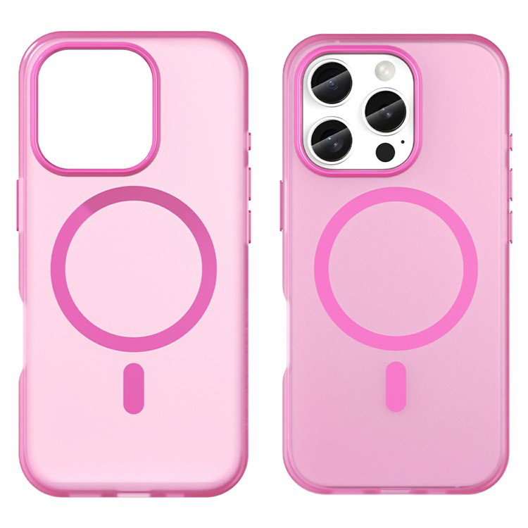 Bagvisning af frostet iPhone 16 Pro cover