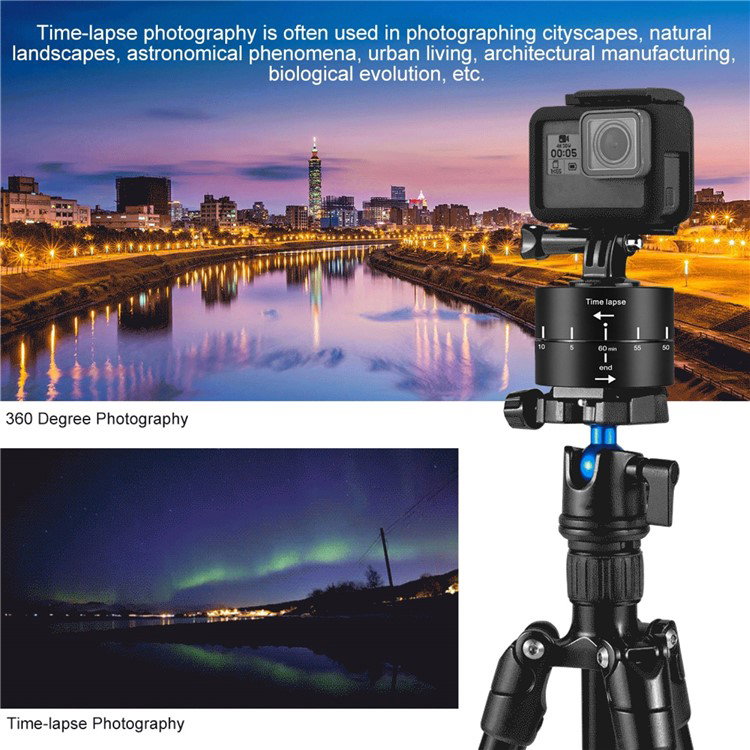 Time-lapse drejefod på et bord