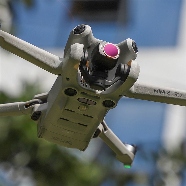 Monteret filter på DJI Mini 4 Pro