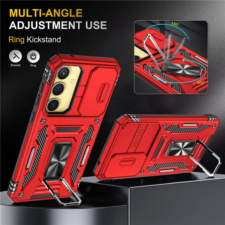 Samsung Galaxy A25 5G Cover - Rød - Kickstand funktion