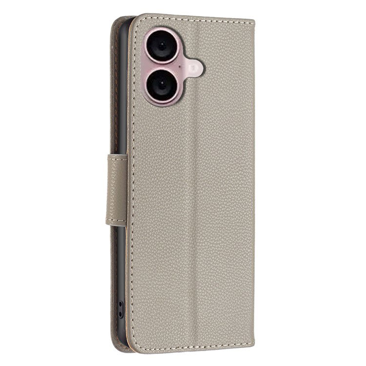 Sidevisning af iPhone 16 Plus lædercover