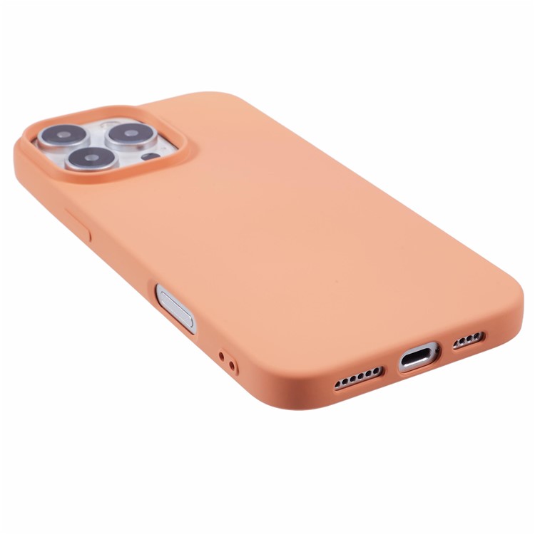 Gummibelagt overflade på iPhone 16 Pro Max cover - Orange