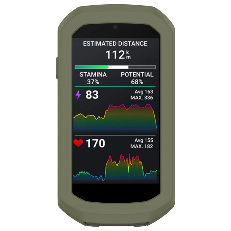 Garmin Edge 1050 med grøn beskyttelse