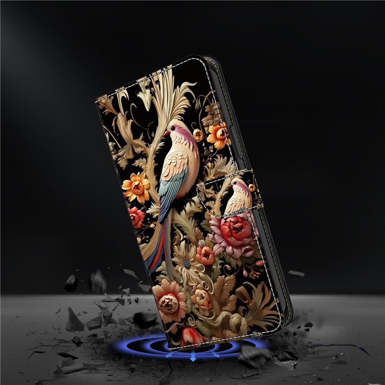 Foldbart stativ i pungcover til Samsung Galaxy A25 5G