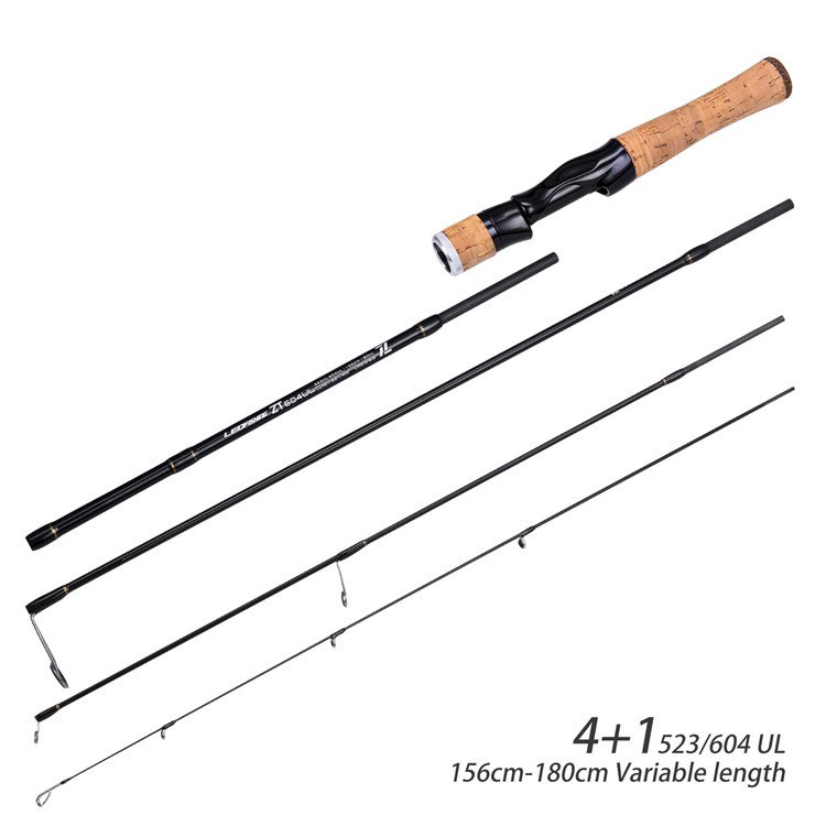 Justerbar fiskestang fra 156 til 180 cm