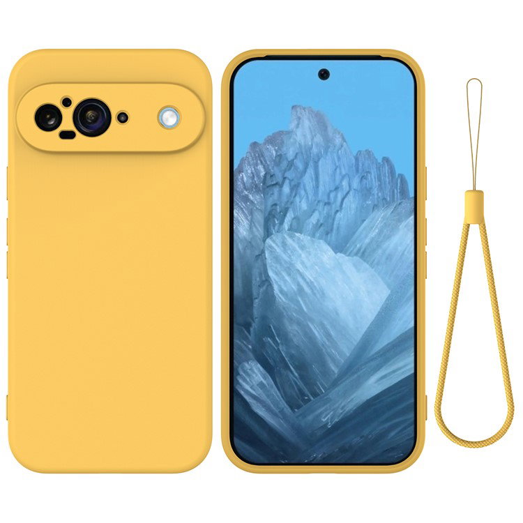 Google Pixel 9 Silikone Cover med Håndrem - bagside