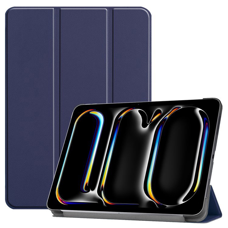 Lædercover til iPad Pro 13 (2024) set bagfra