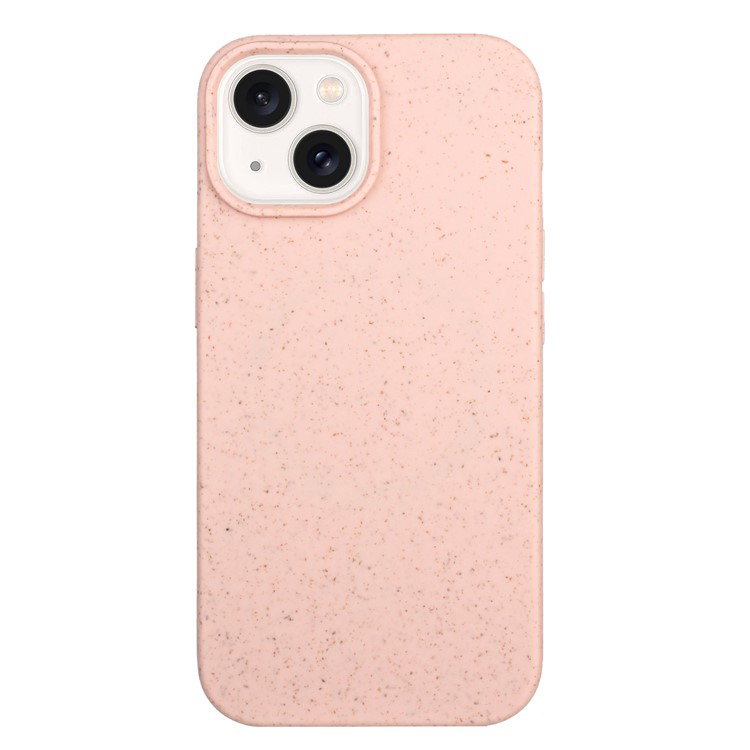 Miljøvenligt iPhone 14 cover i lyserød med MagSafe kompatibilitet