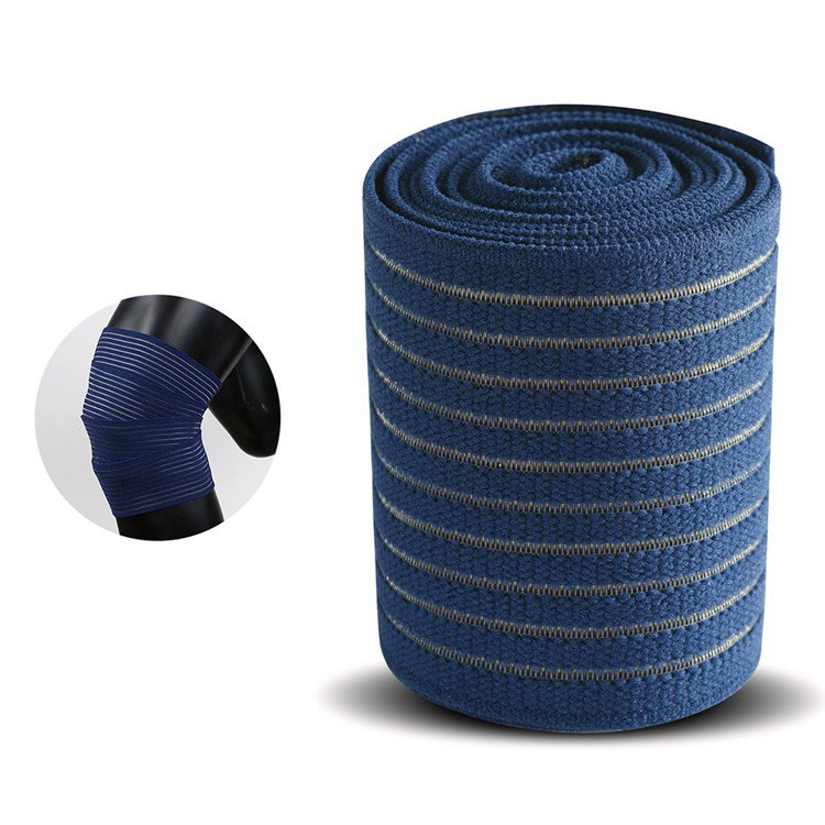 Knæbind i nylon og spandex materiale