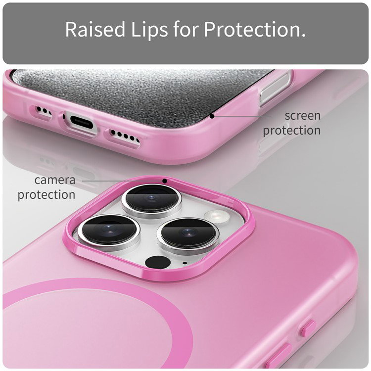 iPhone 16 Pro cover med kamera beskyttelseskanter