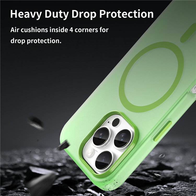 iPhone 16 Pro Cover Grøn ved siden af original emballage
