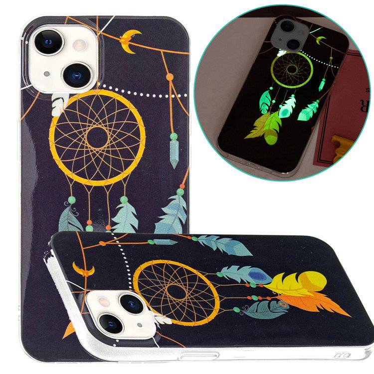 Luminiscerende iPhone 15 cover bagside