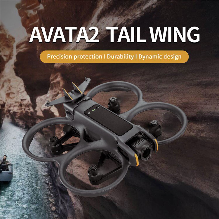 Bagvingen afmonteret fra DJI Avata 2 Drone