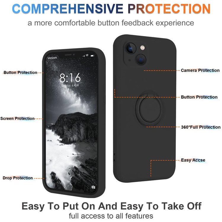 Stødsikkert silikonecover til iPhone 15