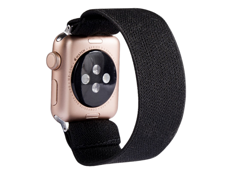Straekbar Nylon rem til Apple Watch 3 38mm Passer til Apple Watch Series 3 38mm