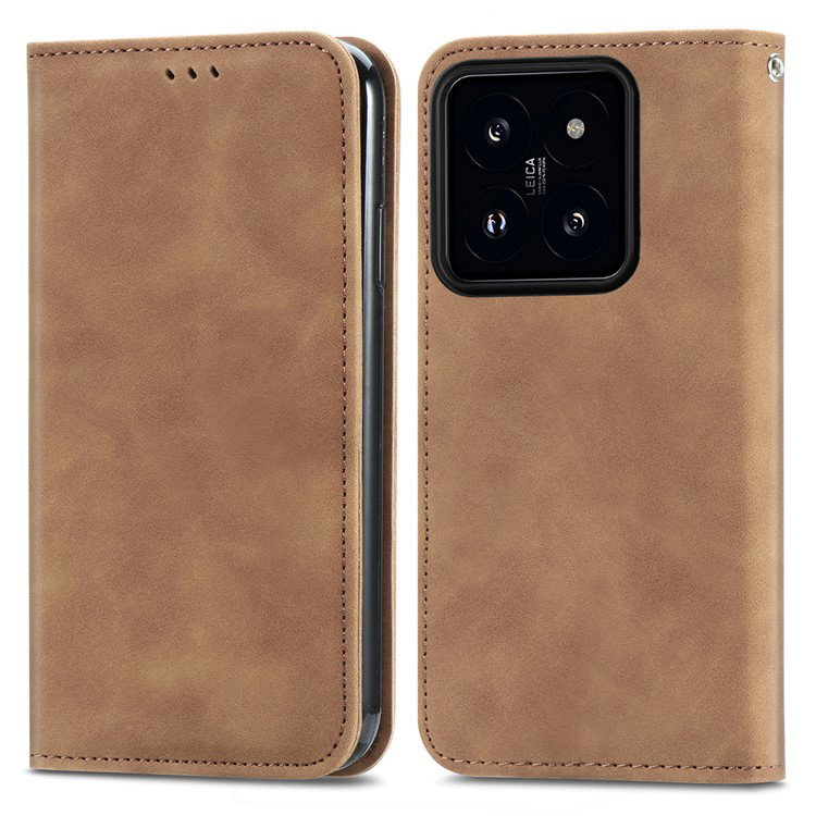 Læder Wallet-cover til Xiaomi 14T Pro set bagfra
