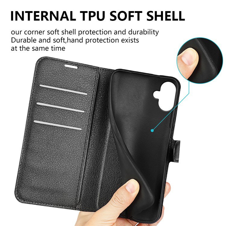 Full view af Samsung Galaxy A06 læderpung cover