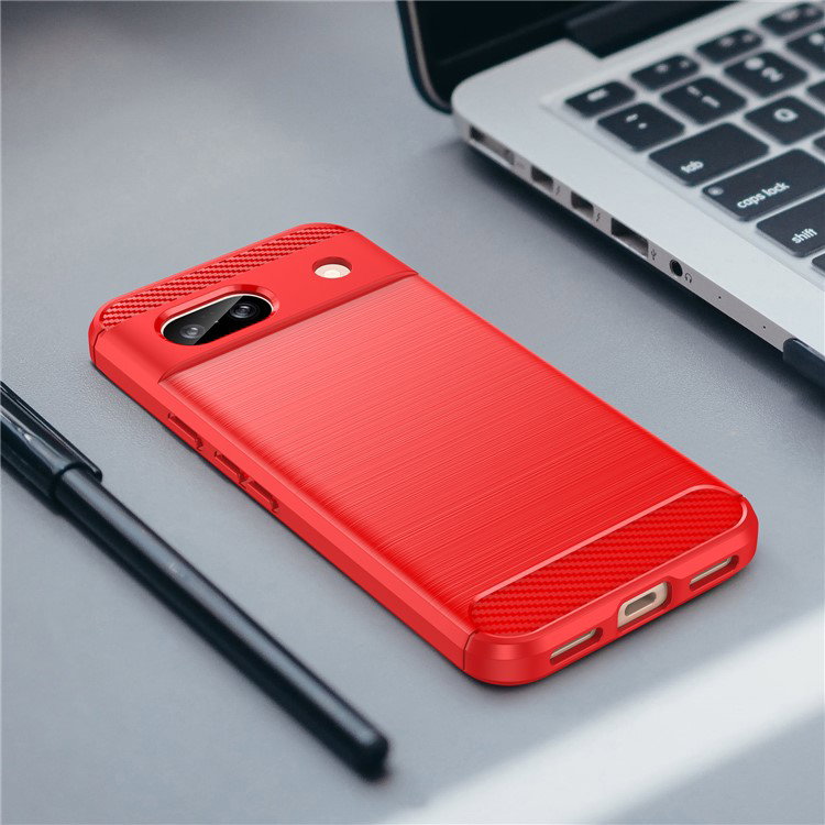Rødt TPU cover til Google Pixel 8a beskyttelse