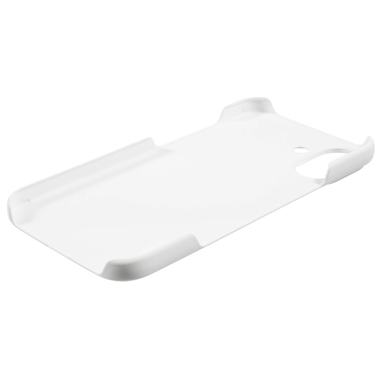  iPhone 16 stødsikkert cover hvid gummibelagt overflade