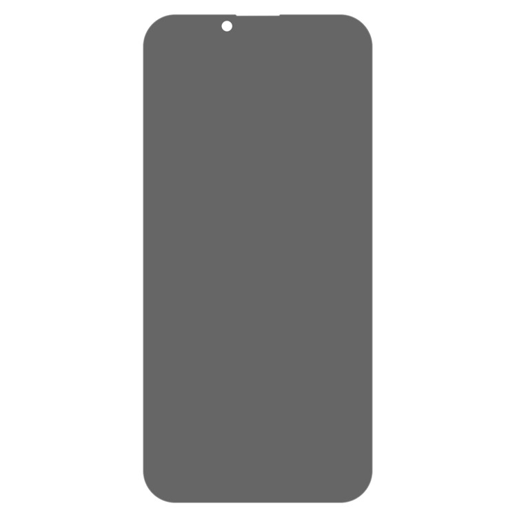 Sidevisning af beskyttelsesglas på iPhone 16 Pro Max