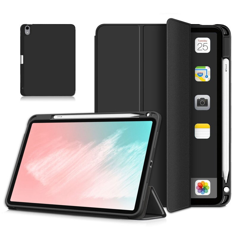 Kunstlæder cover til iPad Air med penholder