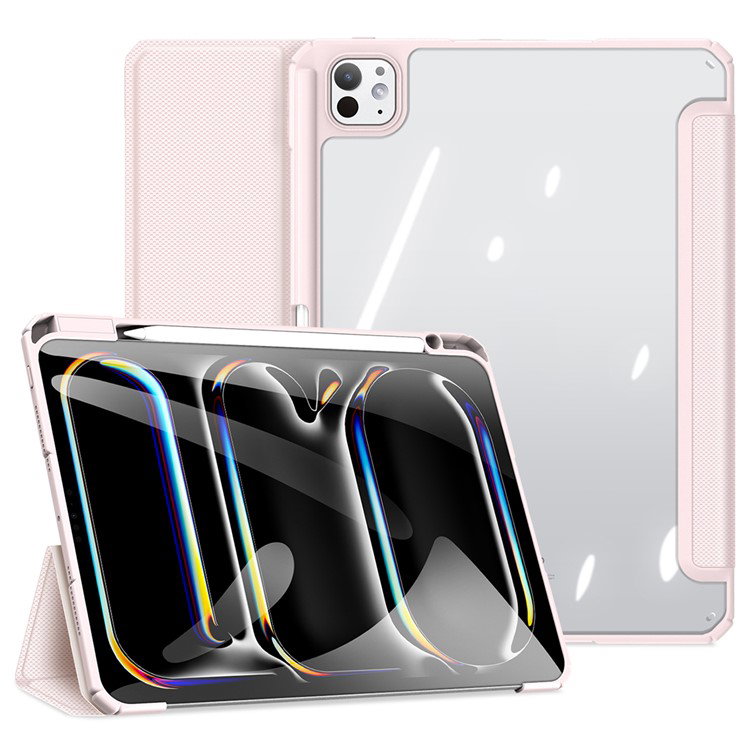 Tri-fold etui til iPad Pro 11 (2024) i lys pink