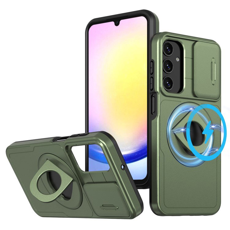 Samsung Galaxy A25 5G mobilcover i grøn med beskyttelse