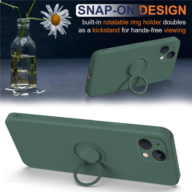 Sidevisning af iPhone 15 cover med håndrem