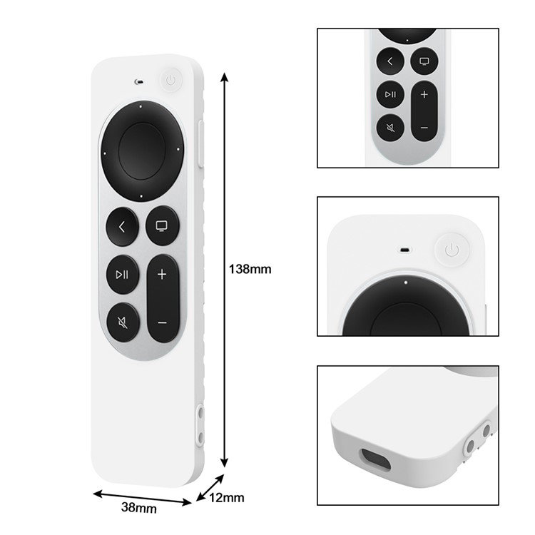 Håndledsrem til Apple TV Siri Remote silikone cover