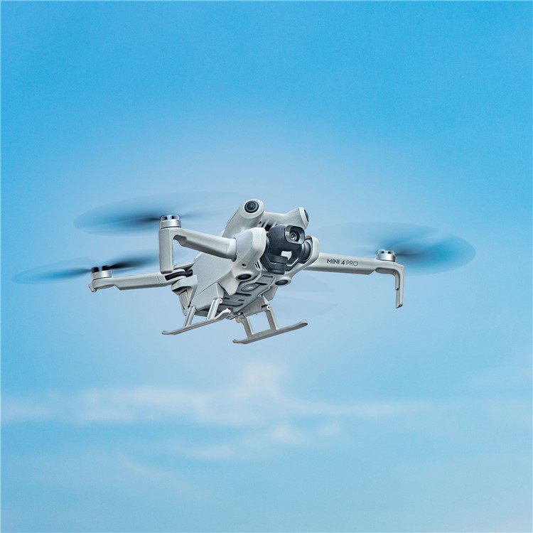 Foldbart design på DJI Mini 4 Pro landingsstel