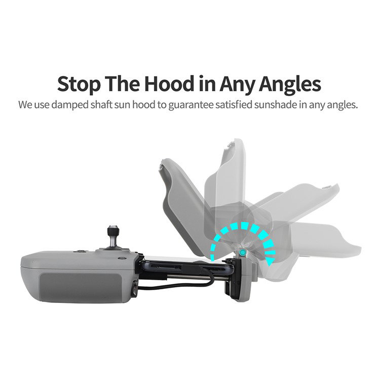 Fjernbetjeningscover på DJI Mini 4 Pro fjernbetjening
