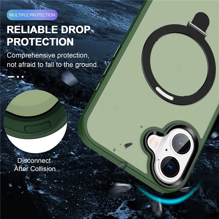 Grøn iPhone 16 cover med MagSafe