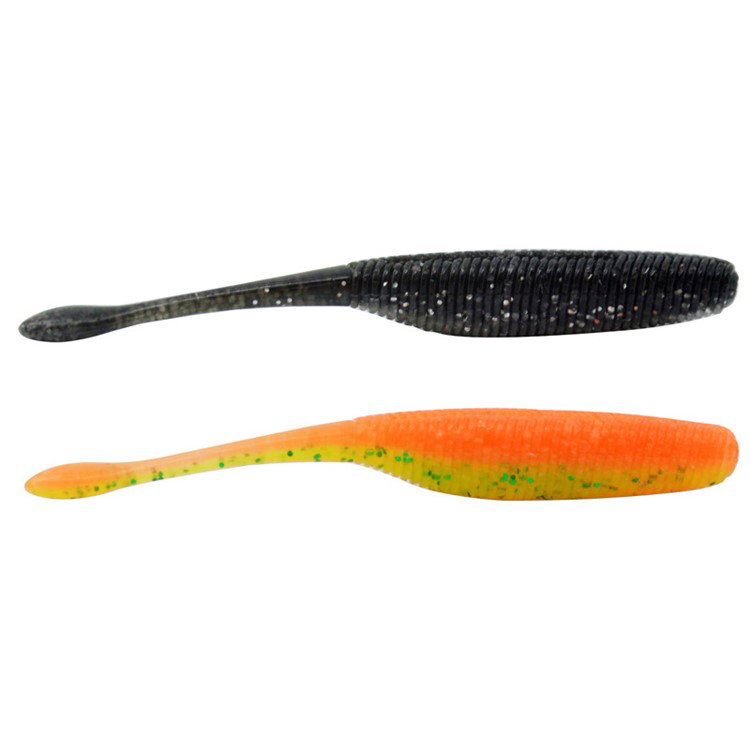 Nærbillede af kunstig fiskeorm