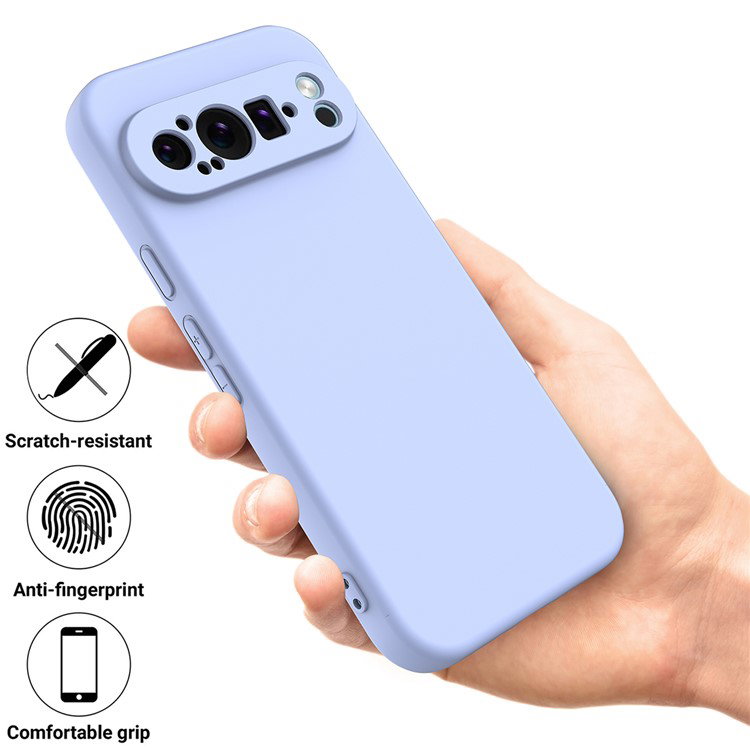 Nærbillede af Google Pixel 9 Pro XL Silikone Cover med Håndstrop