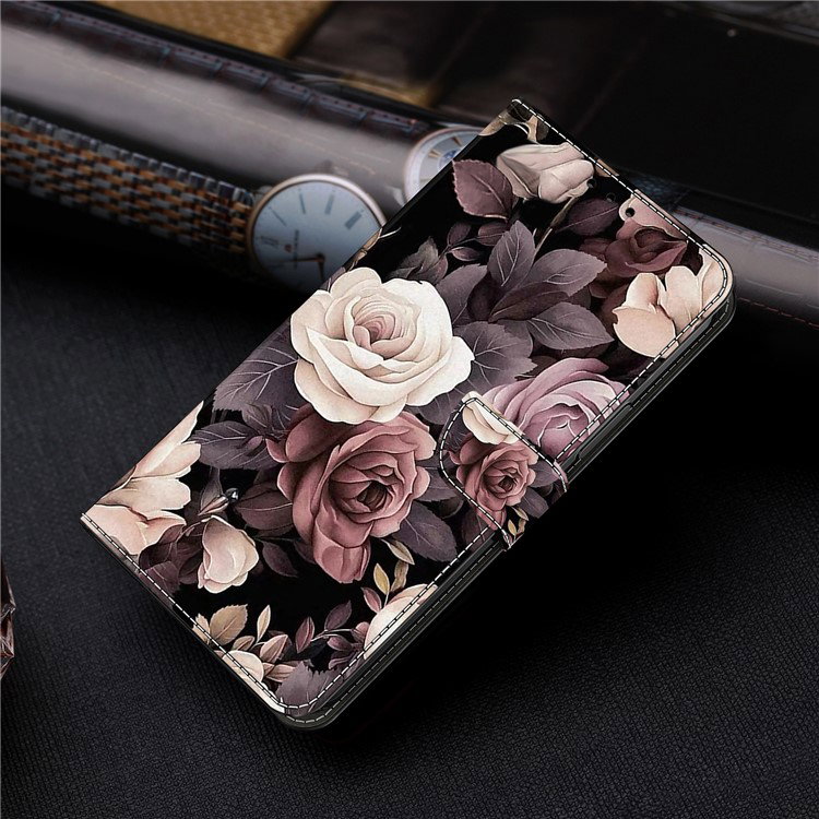Samsung Galaxy A25 5G Pung-etui - Rose detalje af udskæring til opladning