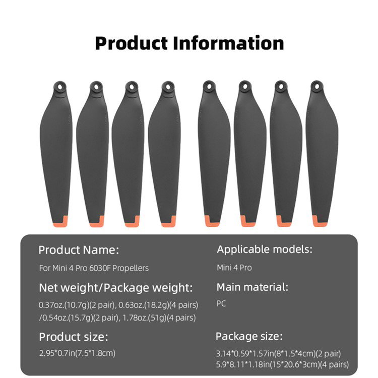 Produktbillede af holdbare dronepropeller