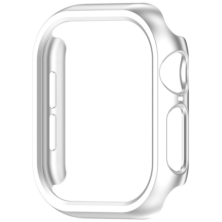 Sølvfarvet PC beskyttelsescover til Apple Watch Series 10