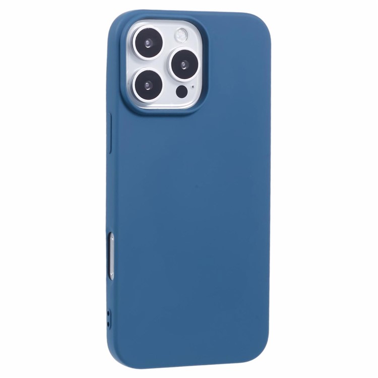 Blåt iPhone 16 Pro cover set bagfra