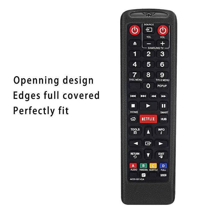 Silikone etui til Samsung TV-fjernbetjening - sort