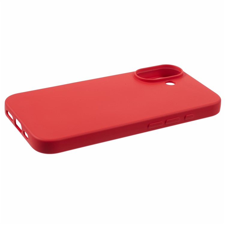 Blød fiberforing inderside på iPhone 16 Plus rød TPU cover